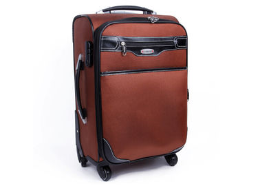 Nylon and PU leather large suitcase on wheels trolley case luggage for travel , Sports