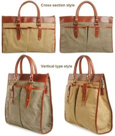 new European Style Retro Casual Canvas Shoulder Man Bags Business Briefcase Laptop