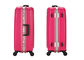OEM Girls Pink ABS PC Luggage ,  ABS Luggage Set with British flag print