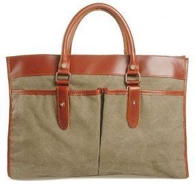 new European Style Retro Casual Canvas Shoulder Man Bags Business Briefcase Laptop