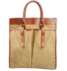 new European Style Retro Casual Canvas Shoulder Man Bags Business Briefcase Laptop